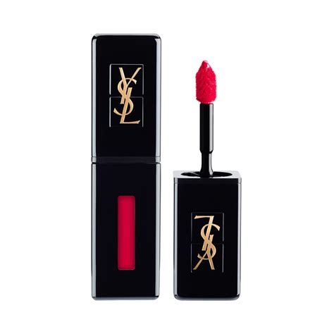 yves saint laurent vernis à lèvres red vibes|ysl vernis a lipstick.